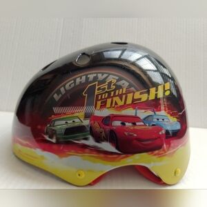 Disney Pixar Cars Lightning McQueen Kids Bicycle Bike Helmet